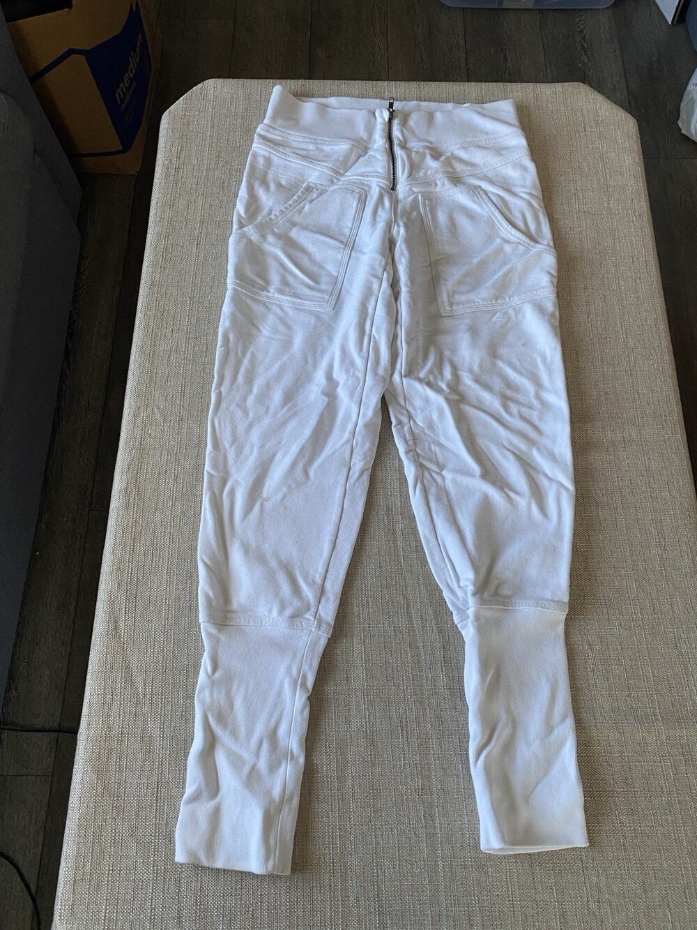 Free People Movement High Rise Super Skinny Pants White Size M